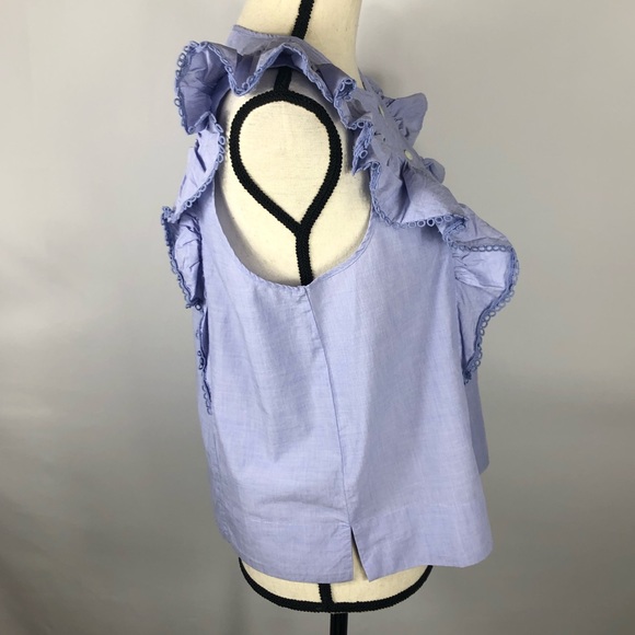 J. Crew Ruffle-Front Top - Picture 6 of 10